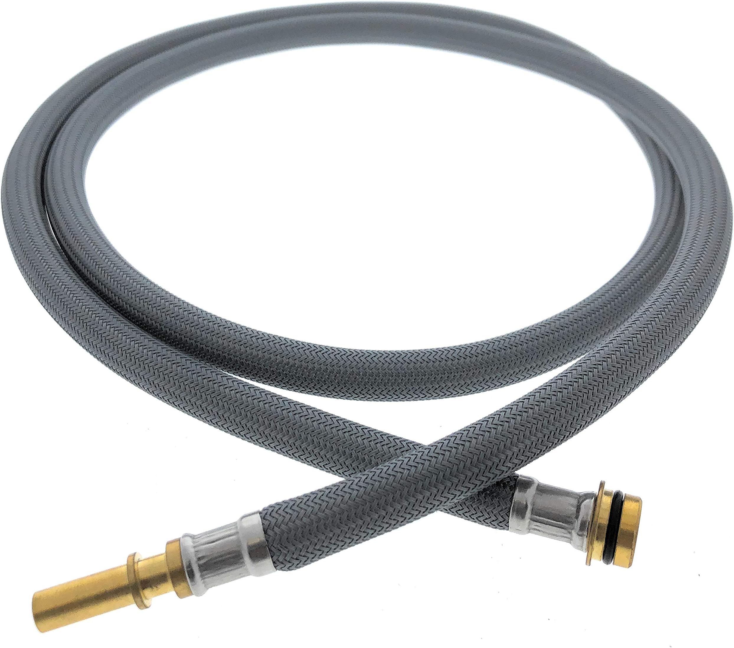 Pulldown Replacement Spray Hose Compatible with Hansgrohe Kitchen Faucets (# 88624000 Pull Down Hose Only) by Essential Values