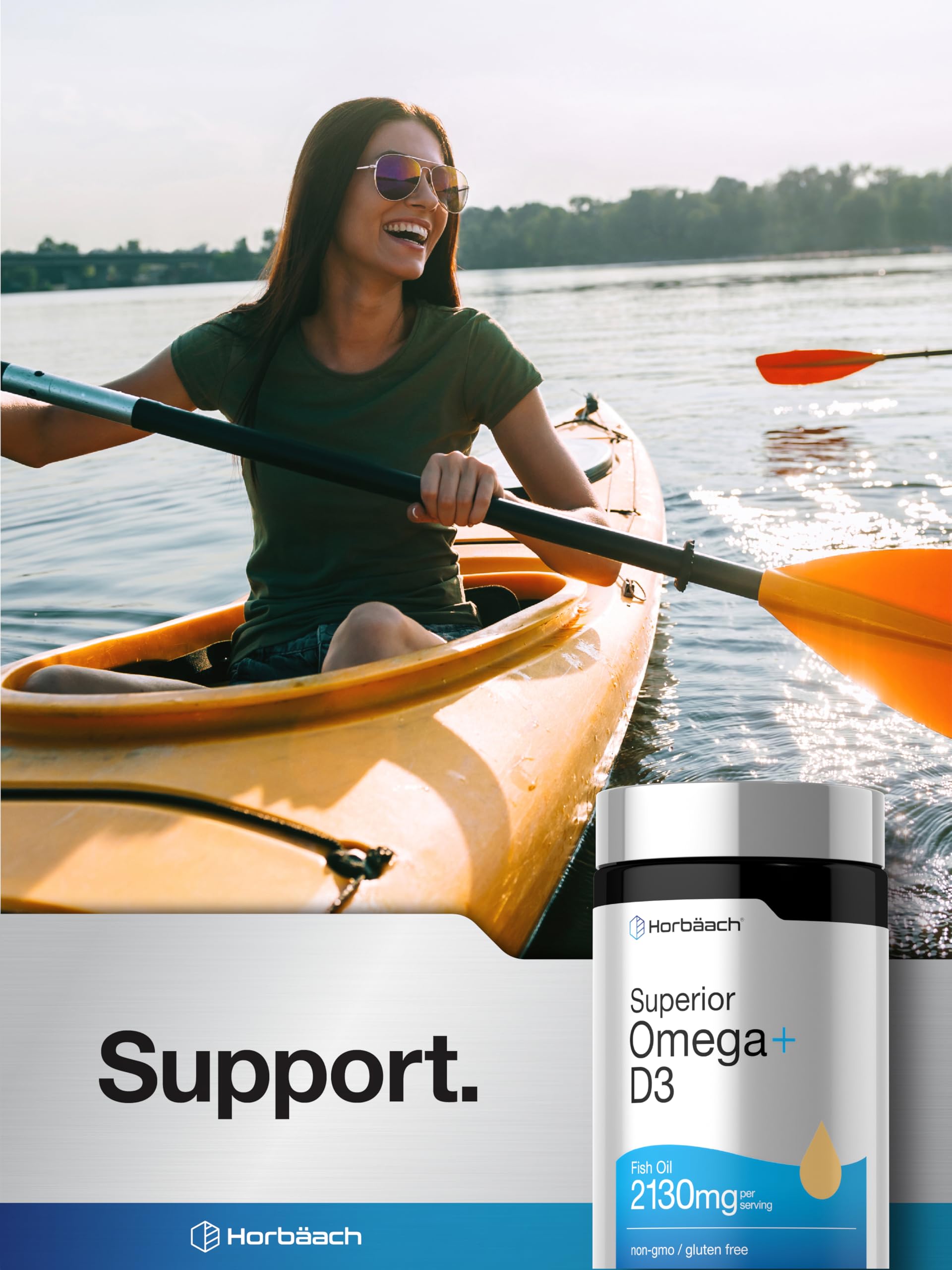 Horbäach Omega + D3 | 90 Softgels | Purified Fish Oil | 2130mg — Amazon image 6