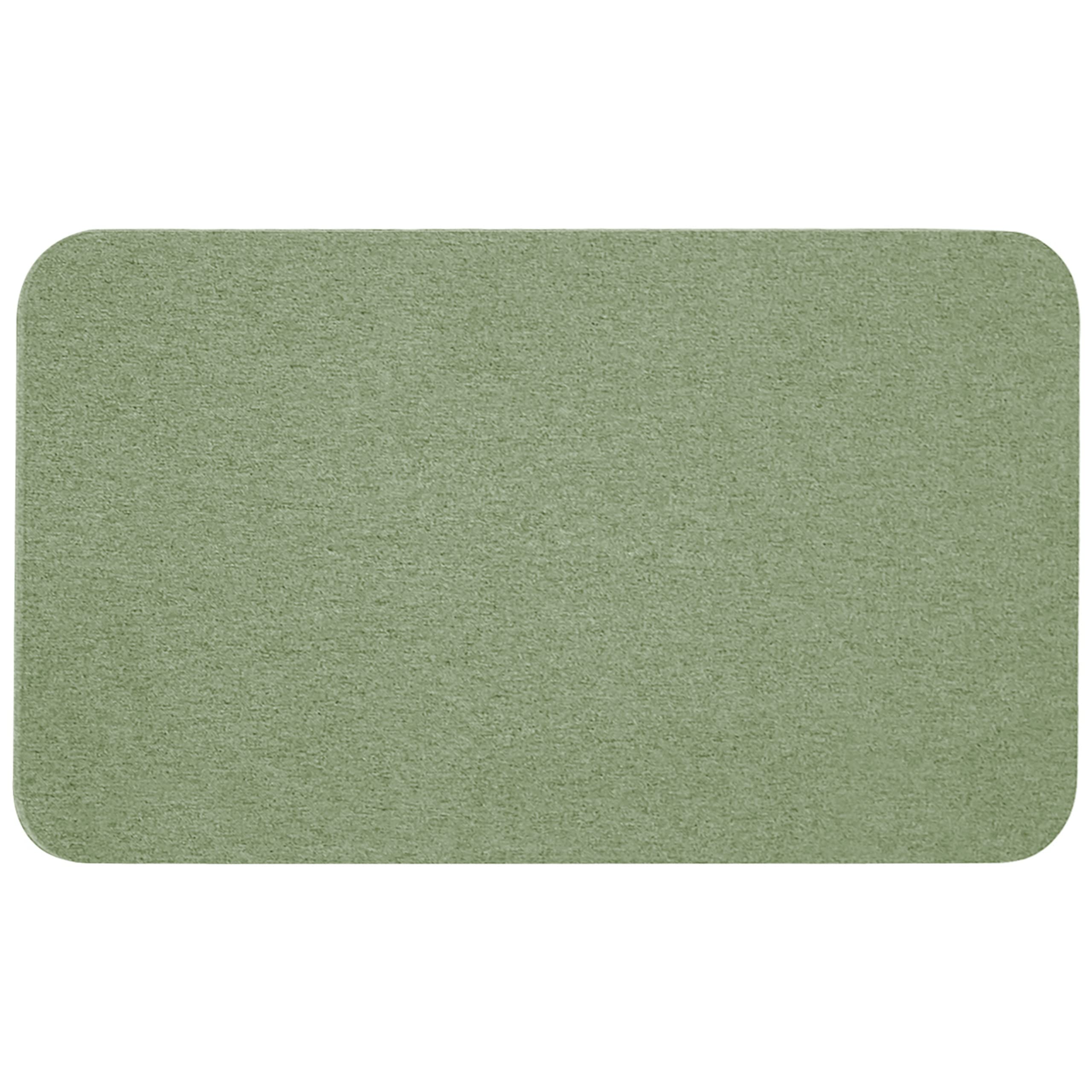 Beliani Séparateur de Bureau Vert Synthétique et Polyester 80 x 40 cm Ecran Visuel Wally