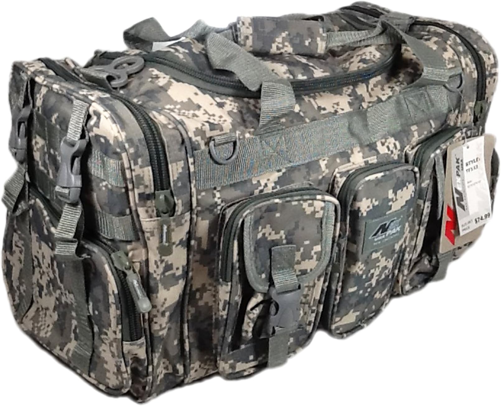 Nexpak Tactical Duffle Military Molle Gear Shoulder Strap Range Bag (Multi Colors/Sizes)