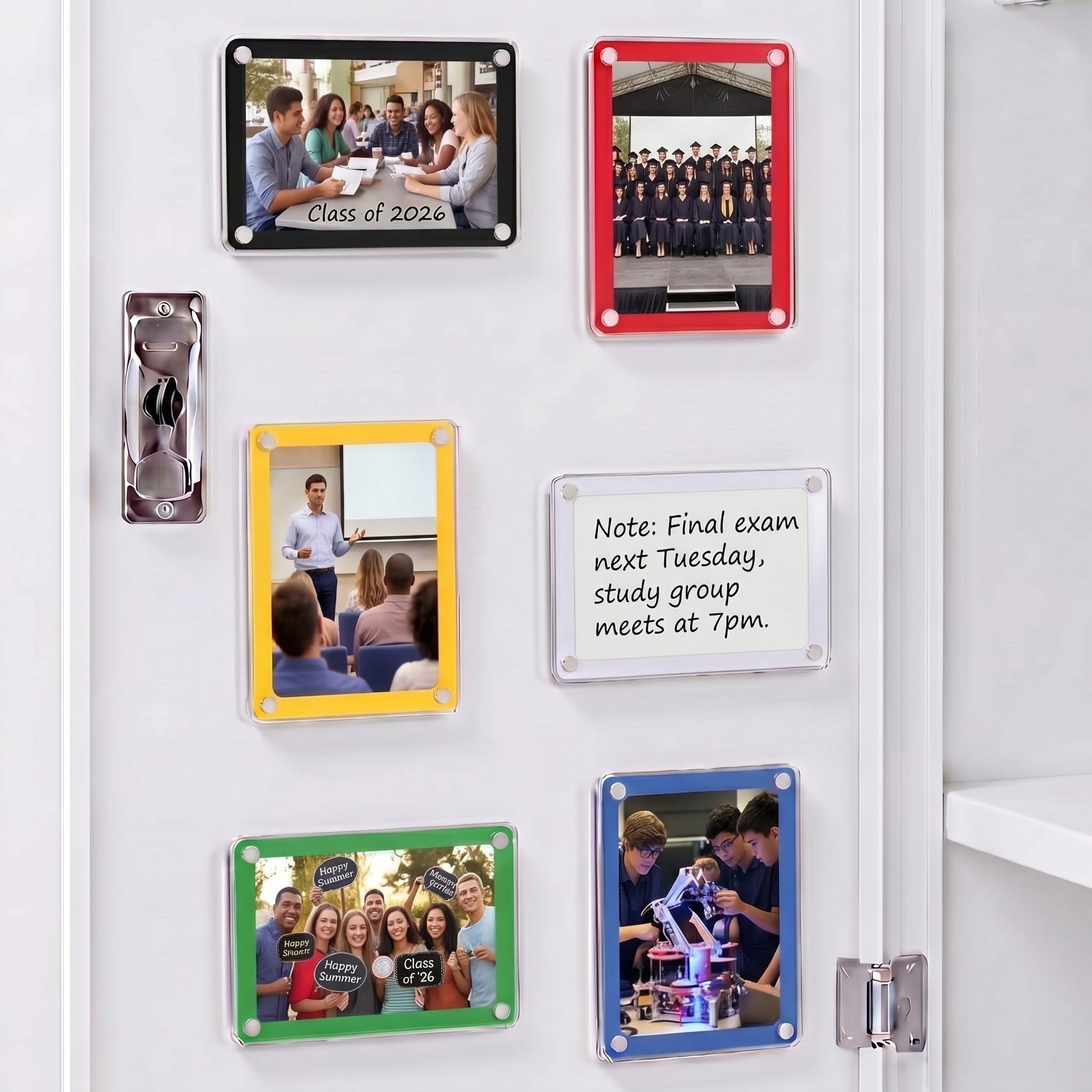 Lot de 12 petits cadres photo magnétiques AceOrbit pour offrir et décorer
