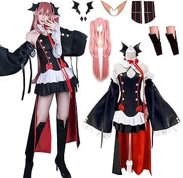 終わりのセラフ クルル・ツェペシ コスプレ衣装 ウィッグセット Amazon.co.jp: [Picksoco] ウィッグ 終わりのセラフ コスプレ衣装