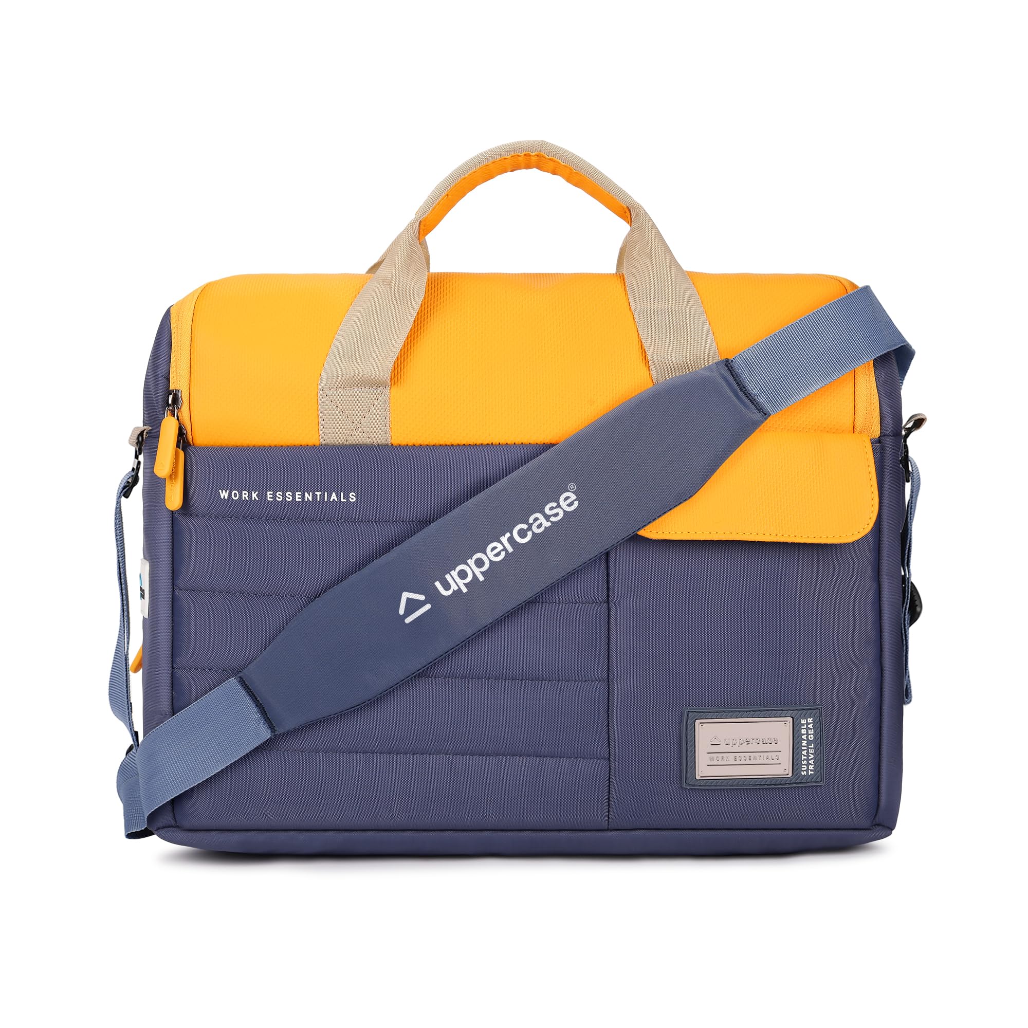 uppercase Omega 03 Professional Laptop (15.6') Messenger Bag with Tablet Compartment & Multiple Organisers 3x more Water resistant with Rainproof Zipp...