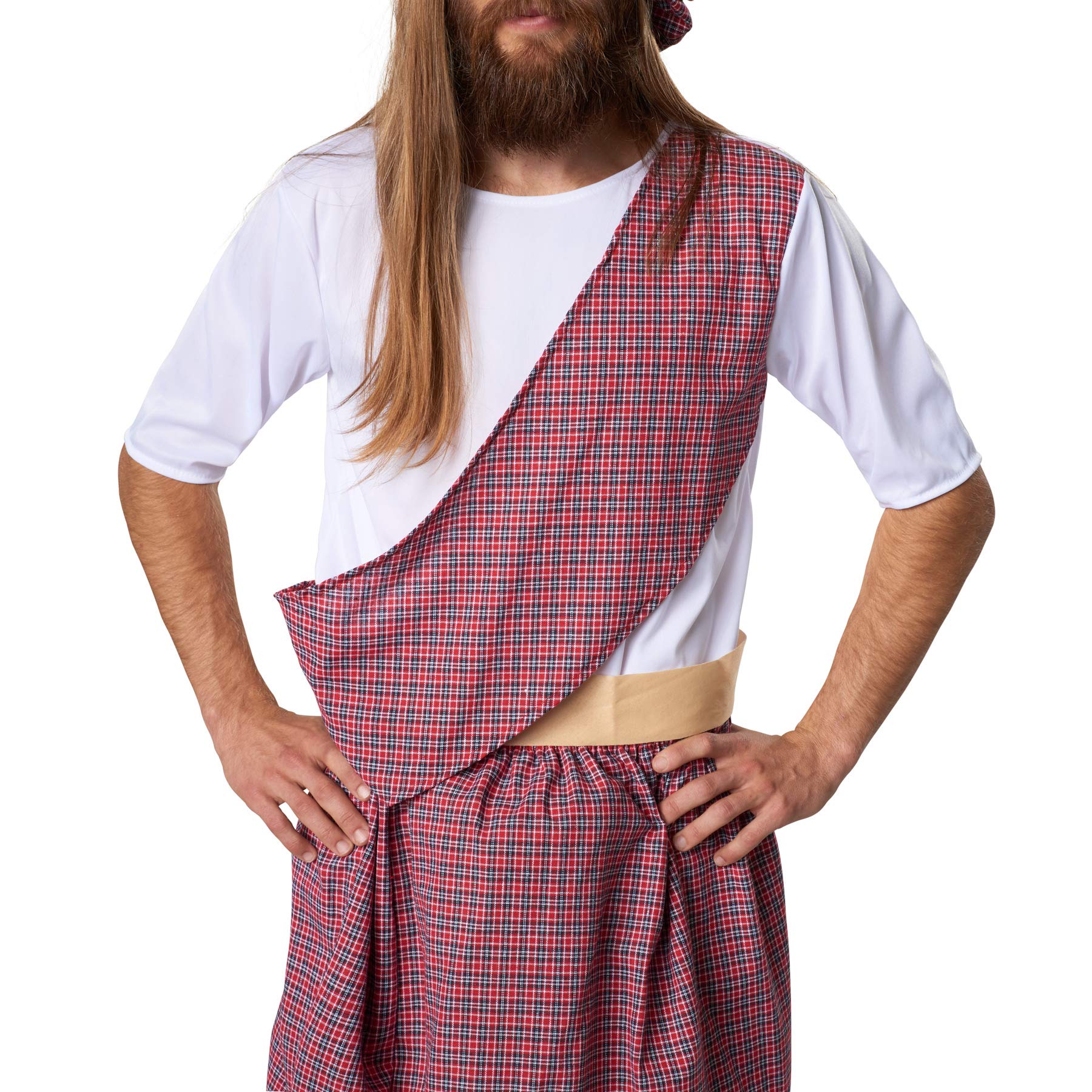dressforfun 900426 - Déguisement pour Homme de Highlander effronté, Costume d’écossais Amusant avec Imitation de Pénis (L | No. 302092)