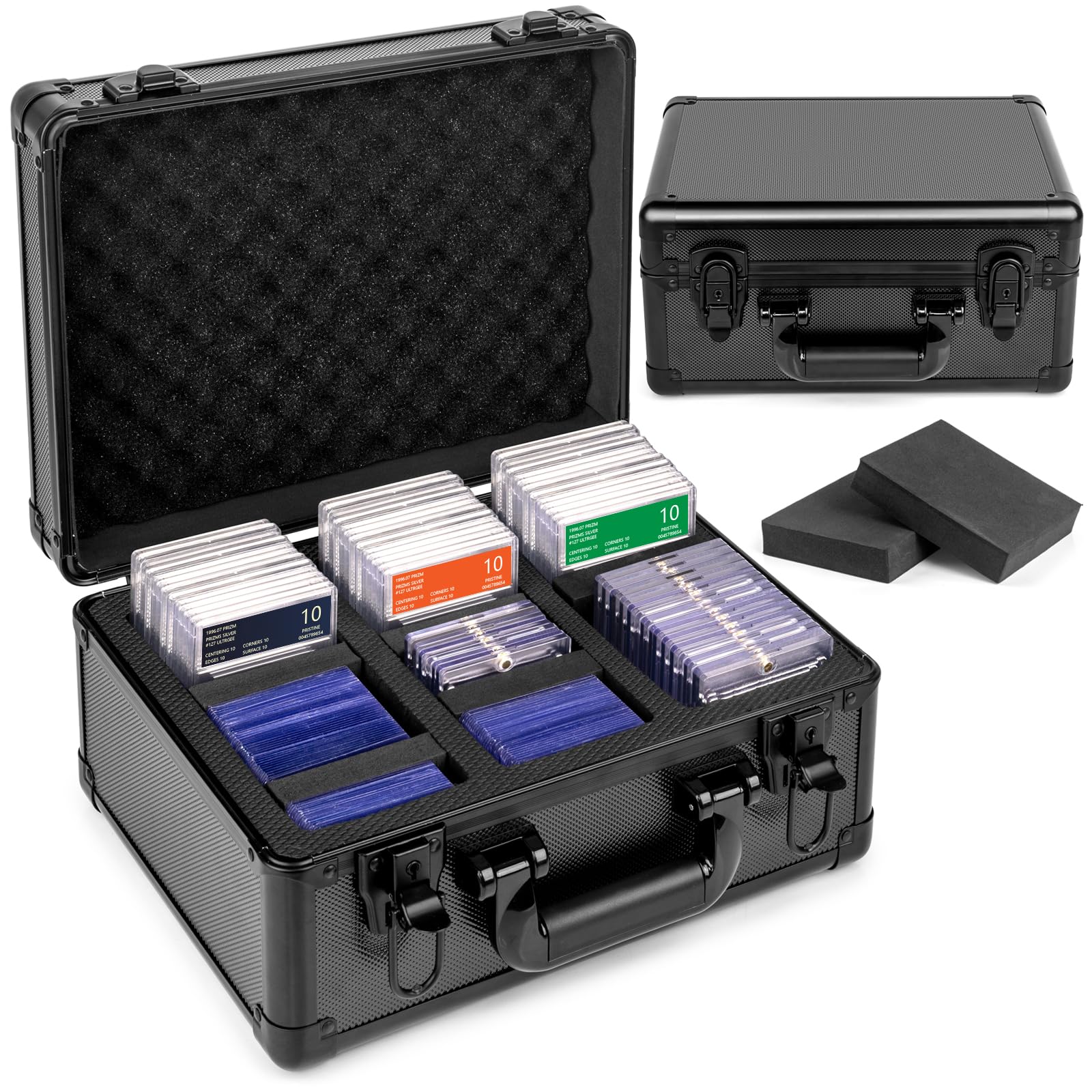 Photo 1 of ULTRGEE Top Loaders Storage Box, Graded Card Storage Case - Holds up to 300+ Top Loaders, Trading Card Case Sports Card Storage Boxes, PSA Card Case Slab Case HolderLPNPMGN4091255