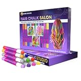 Desire Deluxe - Girls Gifts Hair Chalk 10 Temporary Non-Toxic Easy Washable Hair Dye Colourful Pens