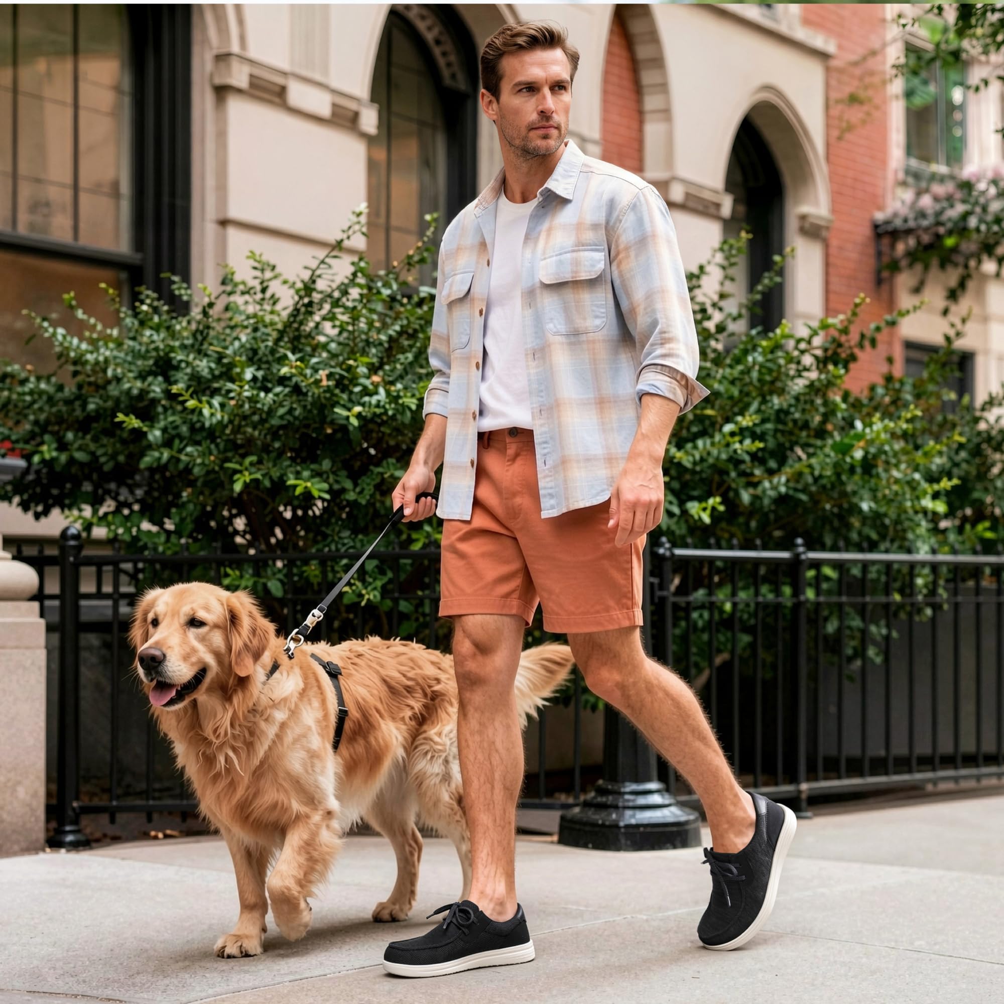 Bruno Marc Mocassins Hommes Légers Respirants, Chaussures à Enfiler avec Support de Voûte pour Marche Confortable