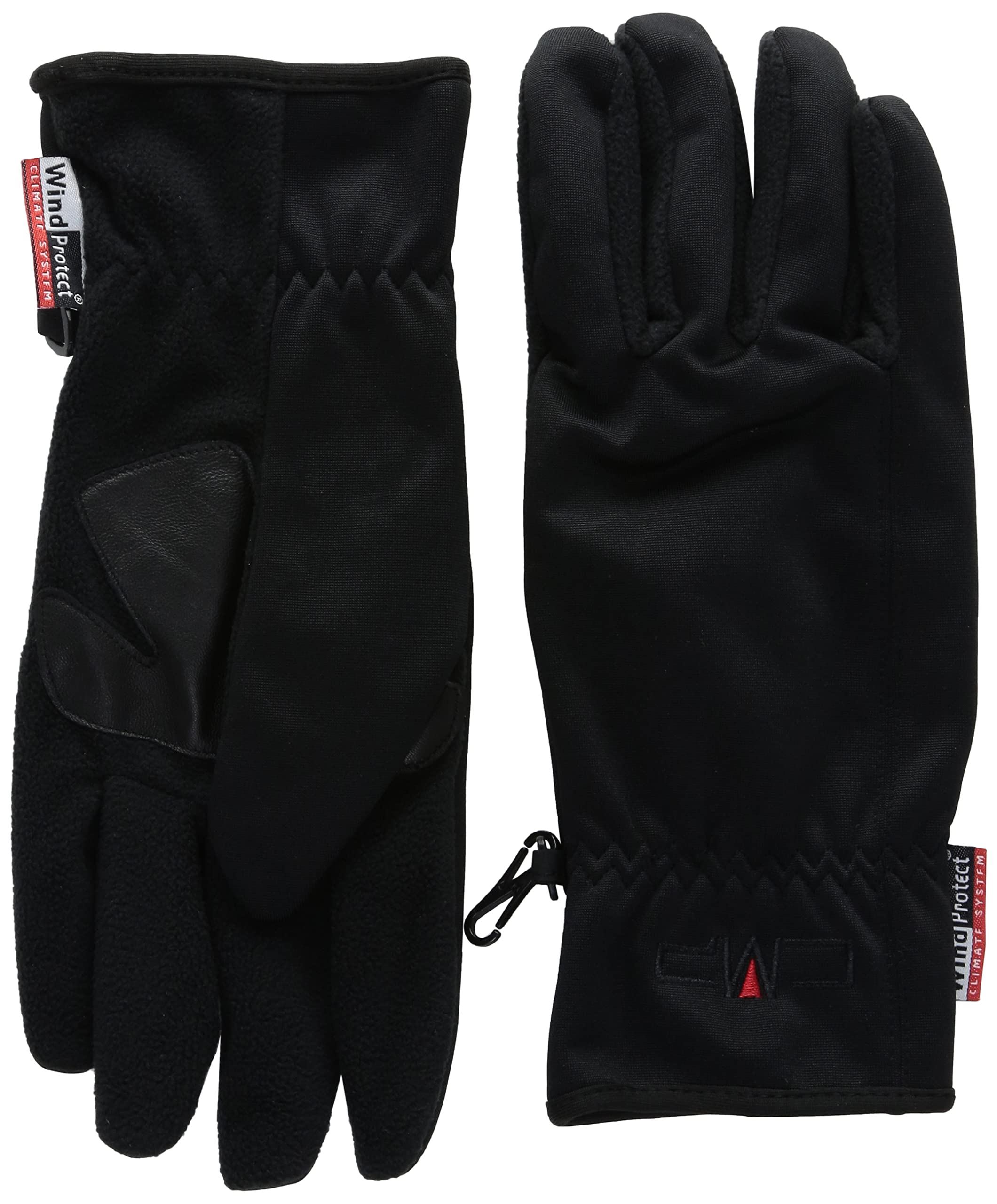 CMP - Man Softshell Gloves, Black, XL