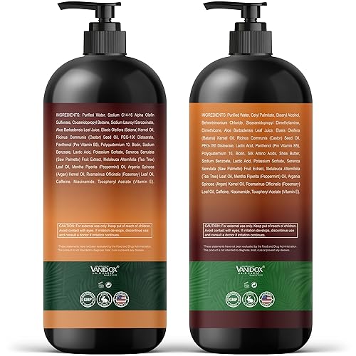 Miniatura 8 de Batana Oil Shampoo and Conditioner Set – Biotin & Niacinamide Infused – Sulfate-Free, Paraben-Free – Moisturizing & Strengthening Hair Care for All