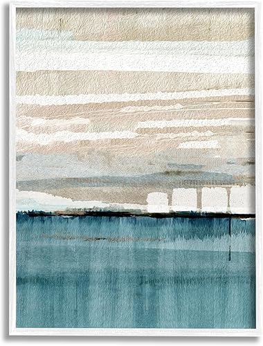 Miniatura 1 de Stupell Industries Abstract Ocean Landscape Framed Giclee Art by Flora Kouta
