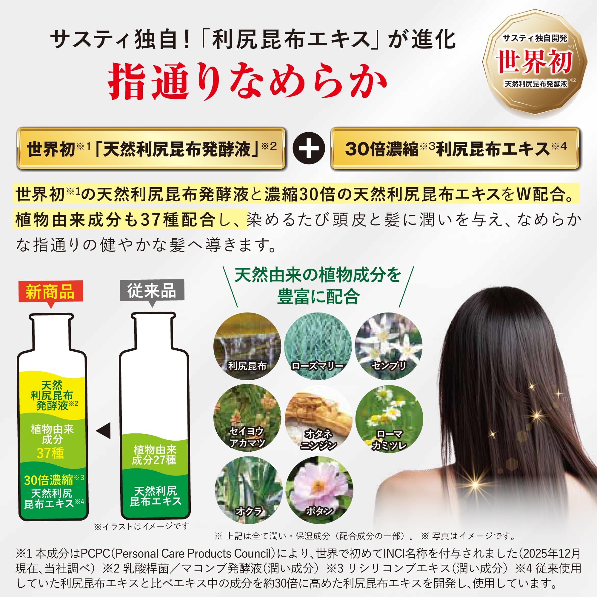 Amazon | Sastty (サスティ) 利尻カラーシャンプー (ダークブラウン