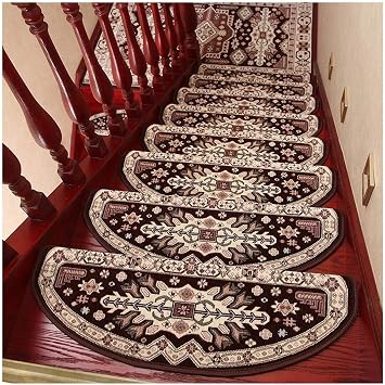 Carpet Stair Treads Non Slip Staircase Stair Riser Floor Sticke Self-Adhesive Stair Treads Carpet Non Slip 24x65cm Multiple Colours Floor Runner Noise Reduction Color B, Size 1 pcs