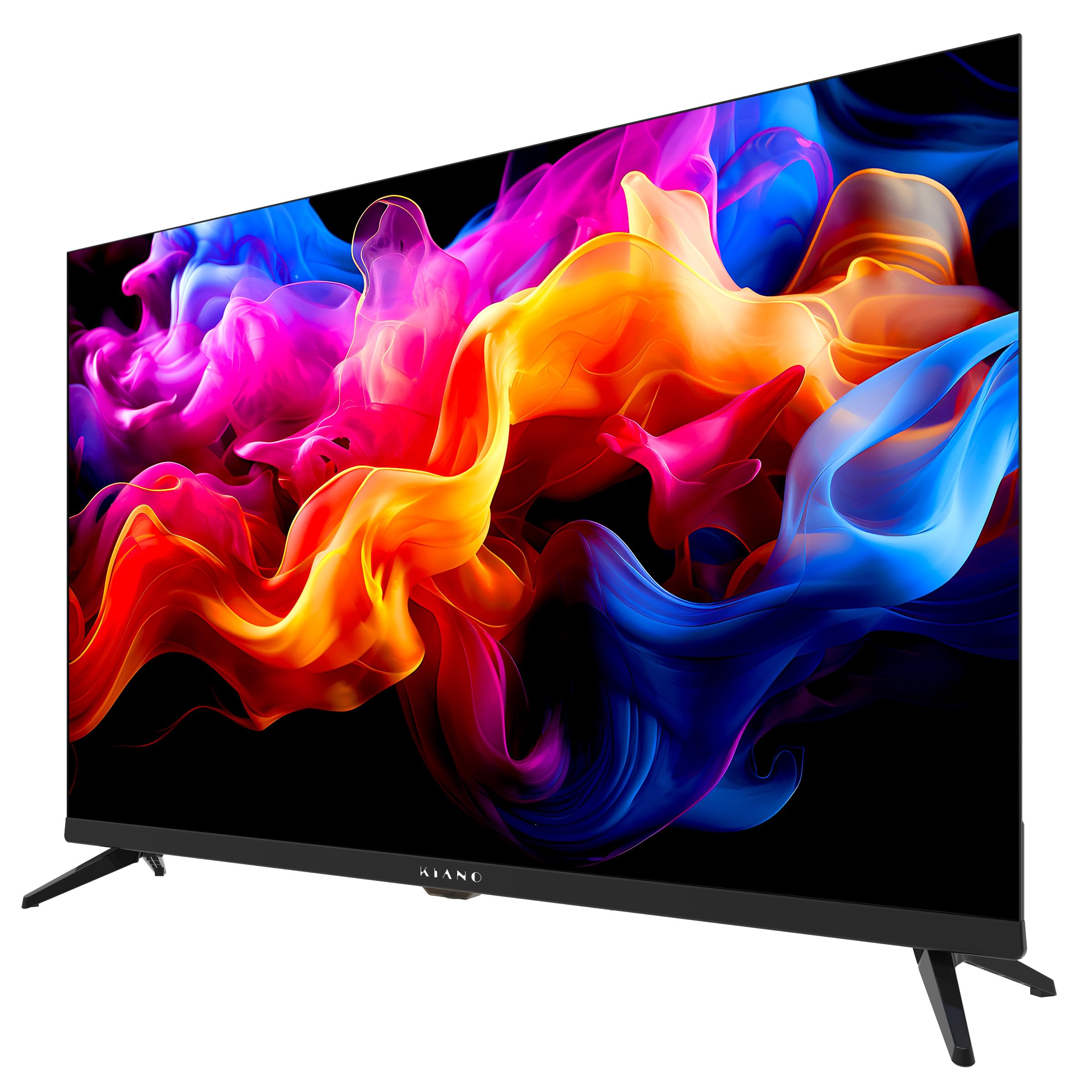 KIANO Elegance 32" Smart TV HD – VIDAA OS, D-LED, HDR, Dolby Digital Plus, Wi-FI, HDMI/USB, Triple Tuner DVB-T2/S2/C, PVR USB, Design sans Bordures