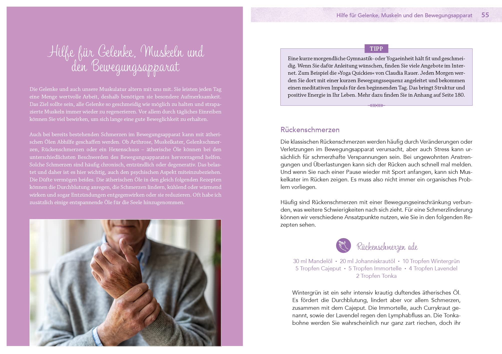 Aromatherapie für Senioren: Wie Sie mit ätherischen Ölen Gelenkschmerzen lindern, den Blutdruck stabilisieren, das Immunsystem stärken und das Gedächtnis unterstützen. Mit über 100 Ölmischungen