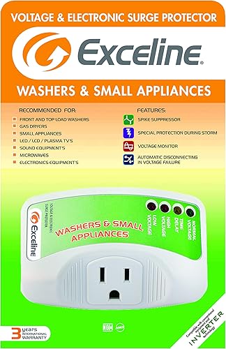 Miniatura 2 de Protector electrónico de sobretensiones para arandelas de carga delantera y superior, secadoras de gas, LED, LCD y TV de plasma