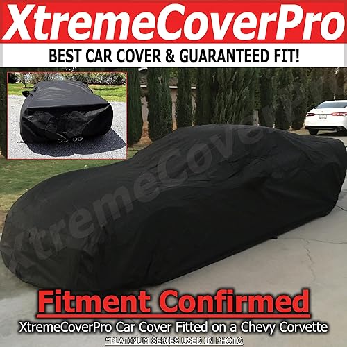 Miniatura 3 de Custom Fit - Funda de coche para Chevy Corvette C6 2005 2006 2007 2008 2009 2010 2011 2012 XTREMECOVERPRO PRO SERIES NEGRO