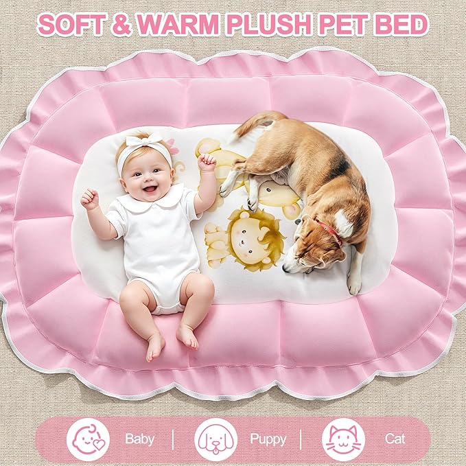 OCATO Baby Play Mat Gym Alfombra Actividades Rosa Bebé miniatura 9