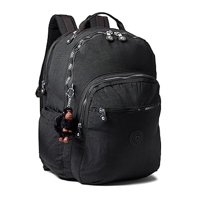 Kipling Seoul XL Laptop Backpack Backpack Bags True Black 2, Polyamide