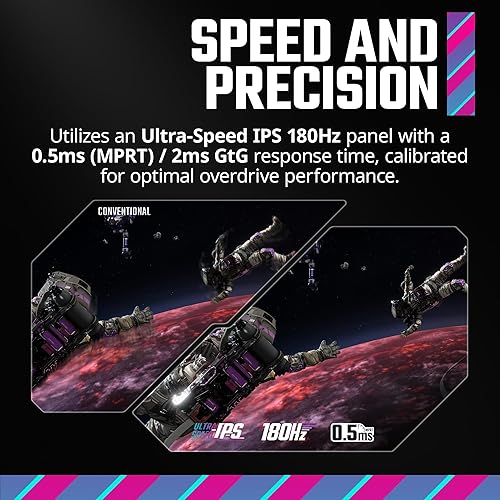 Vista 43 de Cooler Master Monitor curvo de 27 pulgadas sin marco 240Hz FHD 1920 x 1080 para computadora de escritorio, VA 8 bits con punto cuántico, 0.5 ms