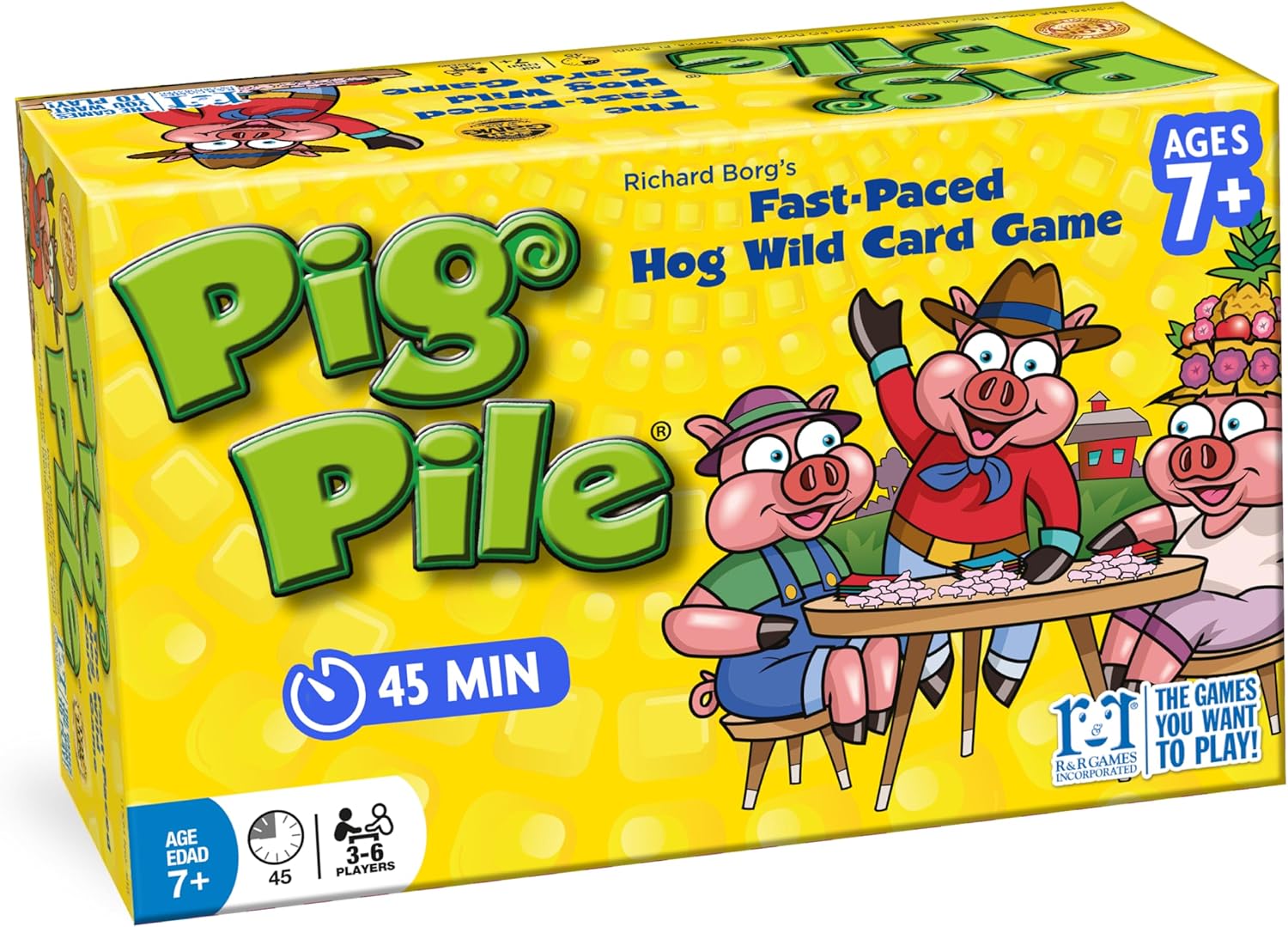 R&R Games Pig Pile, Kid’s Card Game