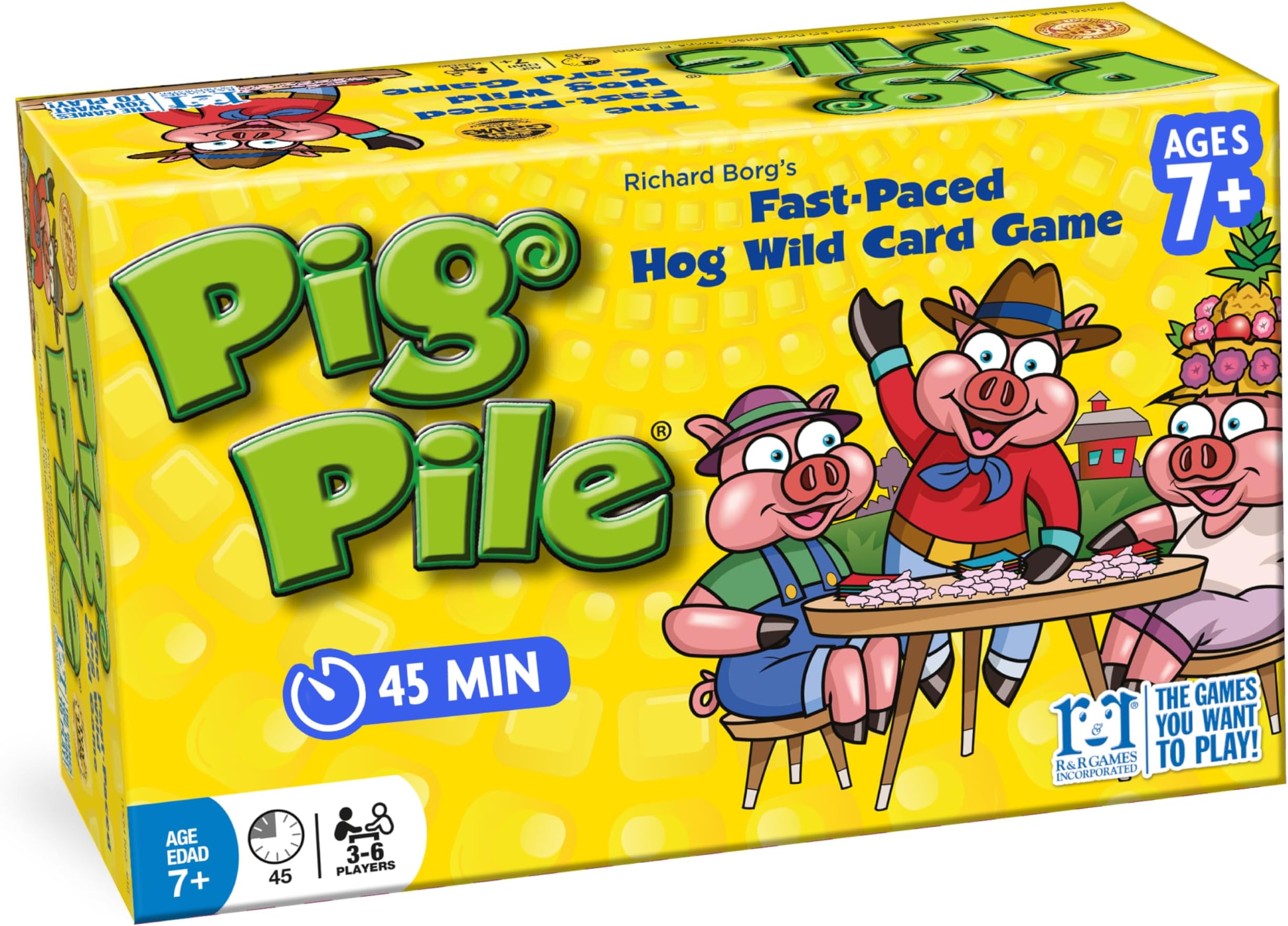 R&R Games Pig Pile, Kid’s Card Game
