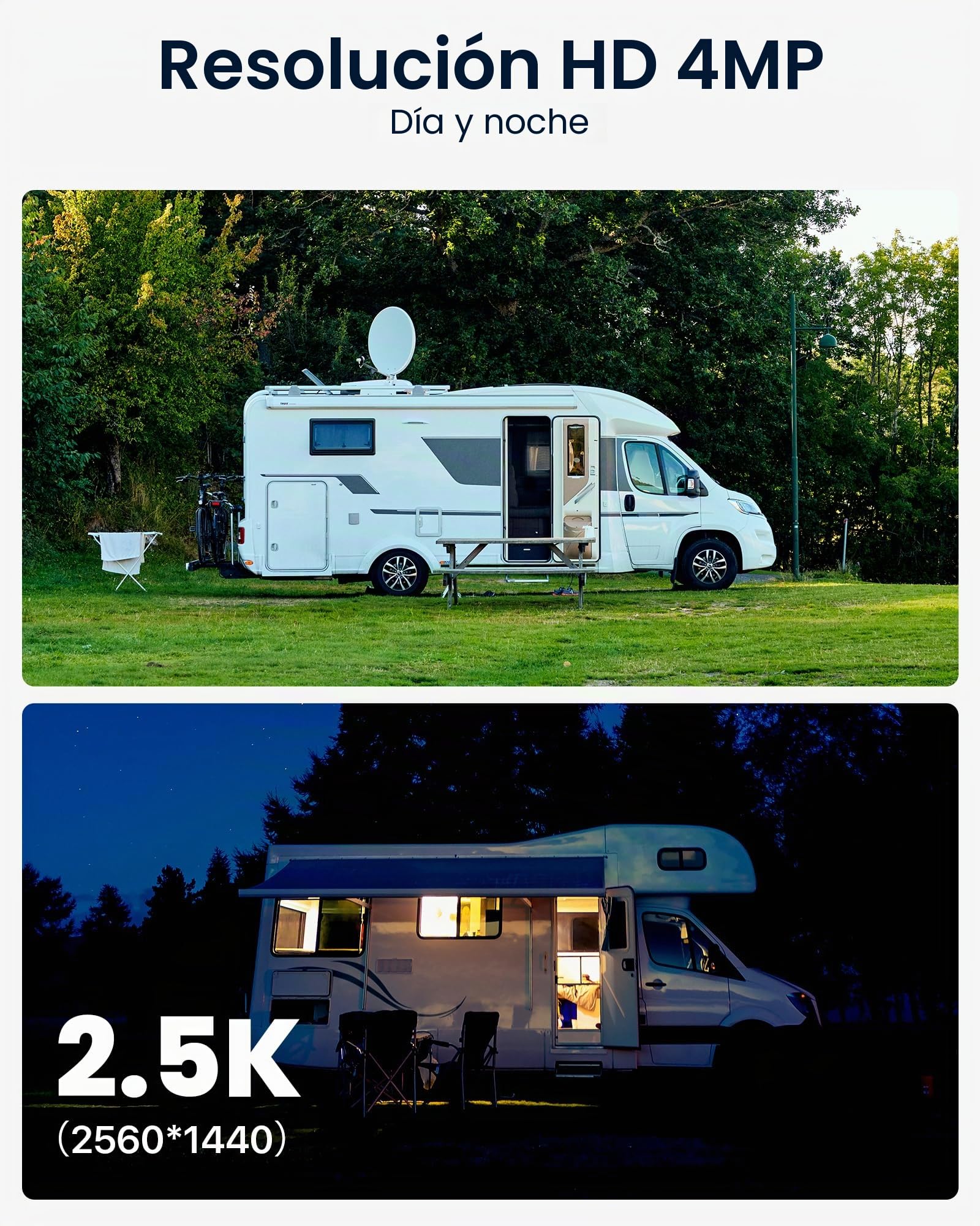 ZOSI 4MP Cámara 4G LTE Batería Exterior con Panel Solar, Cámara Vigilancia sin Internet PT 360°, Tarjeta SIM Integrada para Datos Ilimitados, Detección de Persona, Audio Bidireccional, Tarjeta 32G