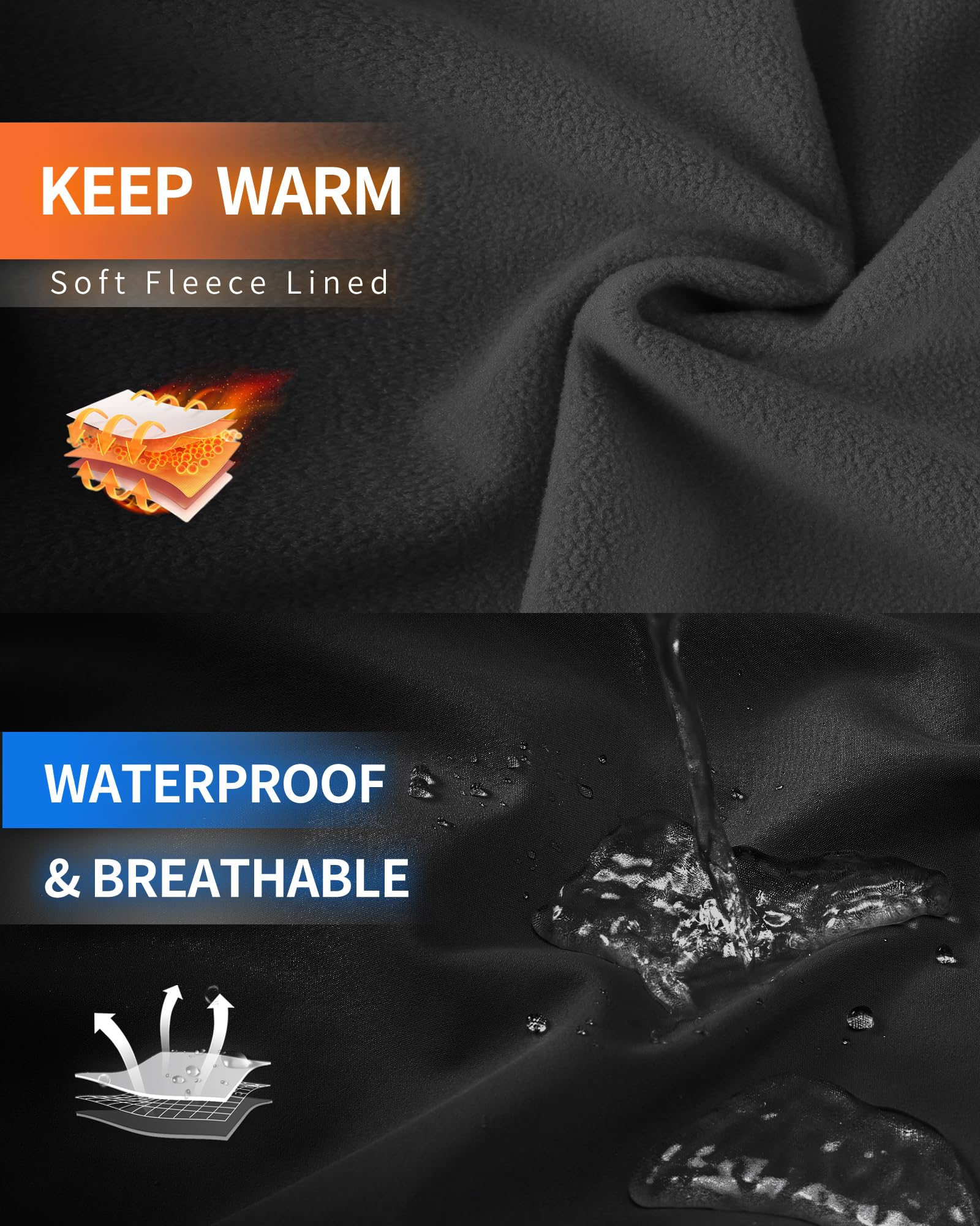 Outdoor Ventures Jacke Damen Wasserdichte Atmungsaktiv Softshelljacke - Übergangsjacke Winddichte Regenjacke Funktionsjacke mit Kapuze