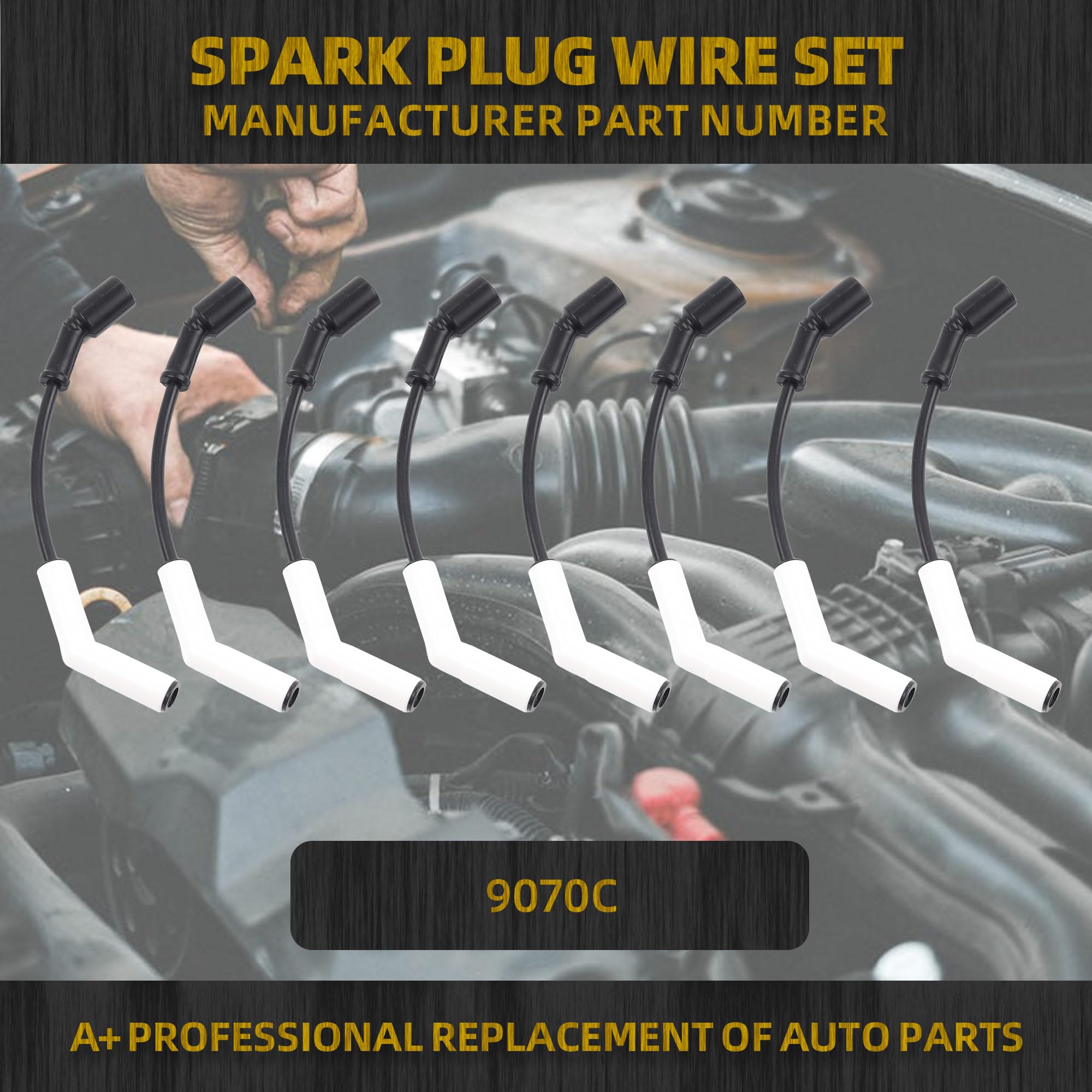 【intch.】ShankSuper110sWoolSlacksICESENSE Amazon.com: Dasbecan 9070C Spark Plug Wire Extreme 9000