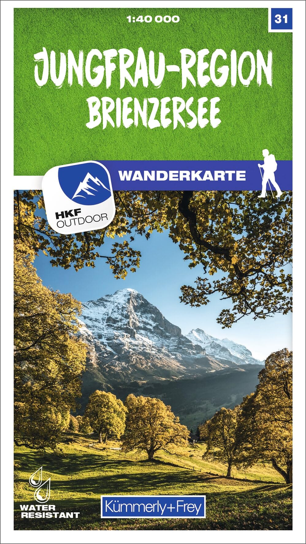 Jungfrau region Map: Hiking Map 1:40 000: 31 (Hiking maps of Switzerland)