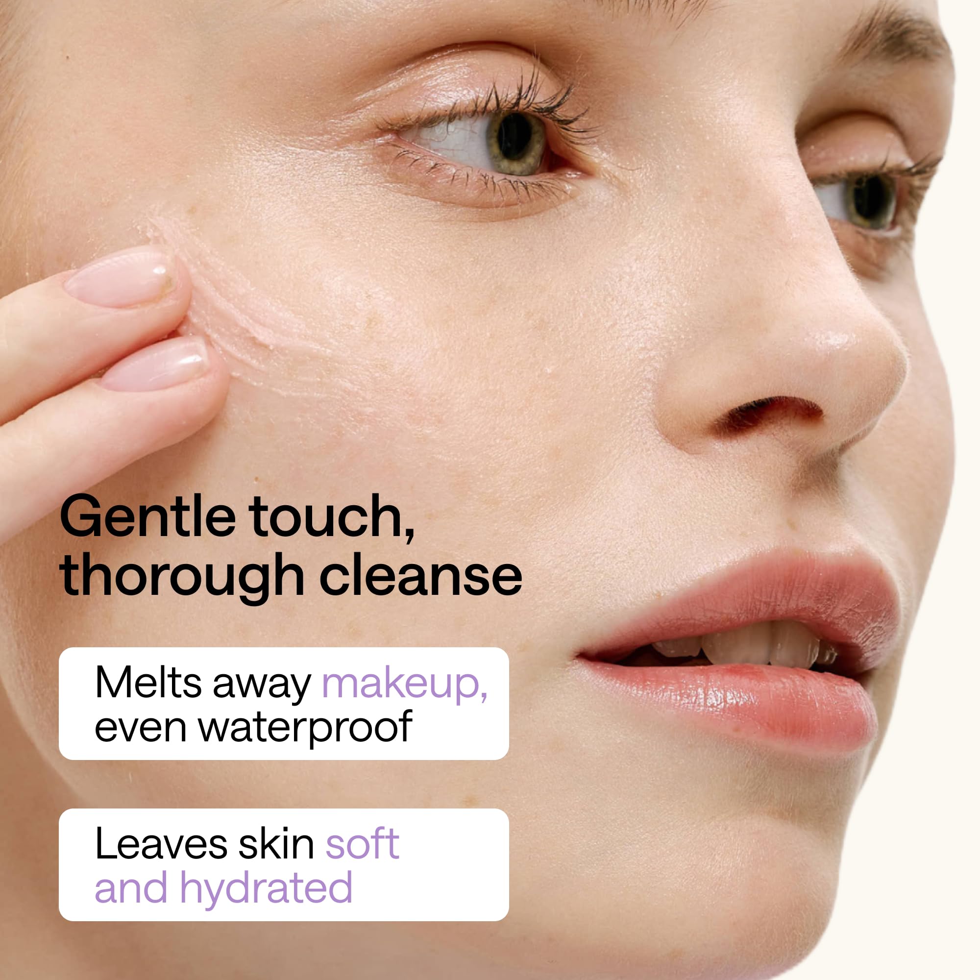 Gel limpiador removedor de maquillaje en barra – Derretir cosméticos con limpiador facial de tamaño de viaje para pieles sensibles – Bálsamo limpiador facial de viaje – Bálsamo limpiador 6