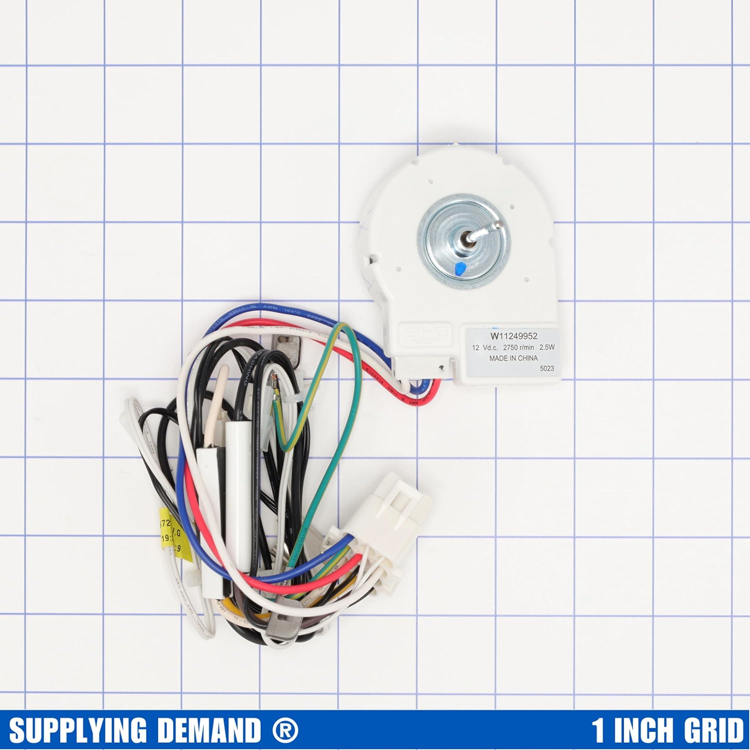 Supplying Demand W11249952 Refrigerator Freezer Evaporator Fan Motor - Replaces 4816041, W11039078