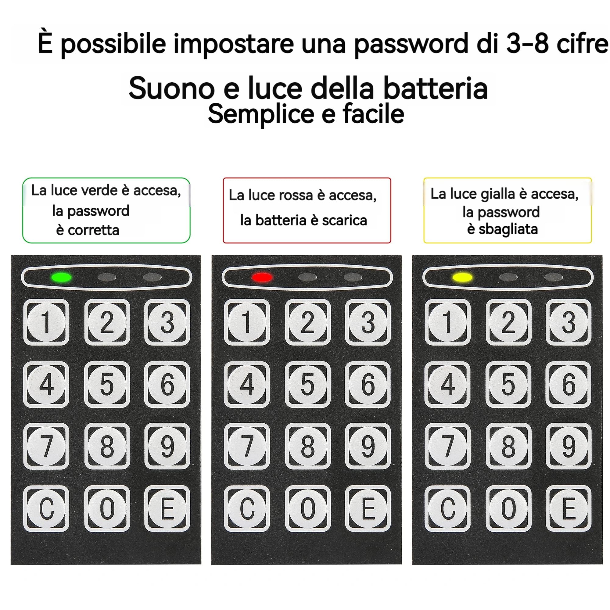 6,5L Compatta Cassaforte Ignifuga e Impermeabile – Cassaforte Elettronica per Armadi con Doppi Bulloni in Acciaio, Rivestimento in Velluto e Chiavi di Emergenza, 23 x 17 x 17 cm