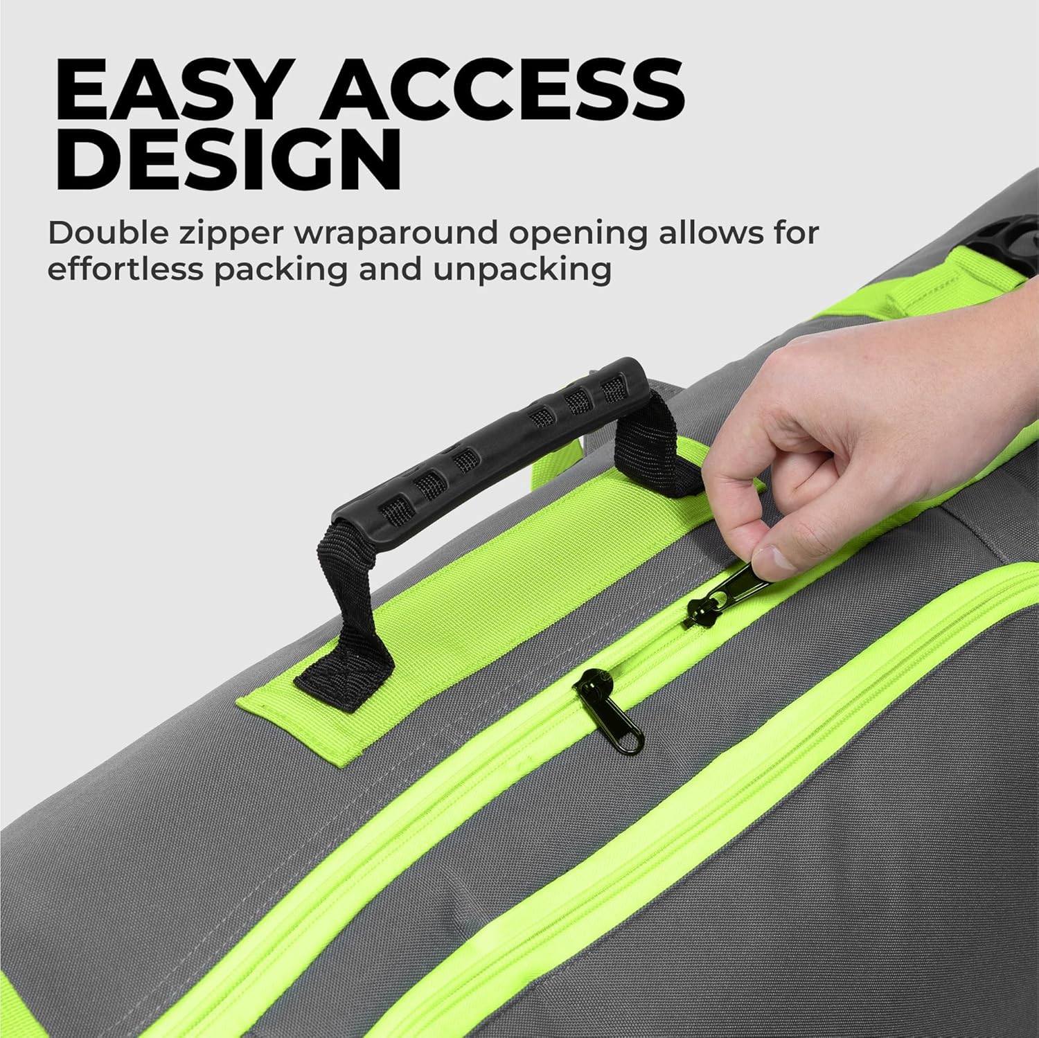 Tough Outfitters Snowboard Bag for Air Travel - Heavy Duty Padded Snowboard Travel Bag - Weather-Resistant Snow Board Bags - Image 5