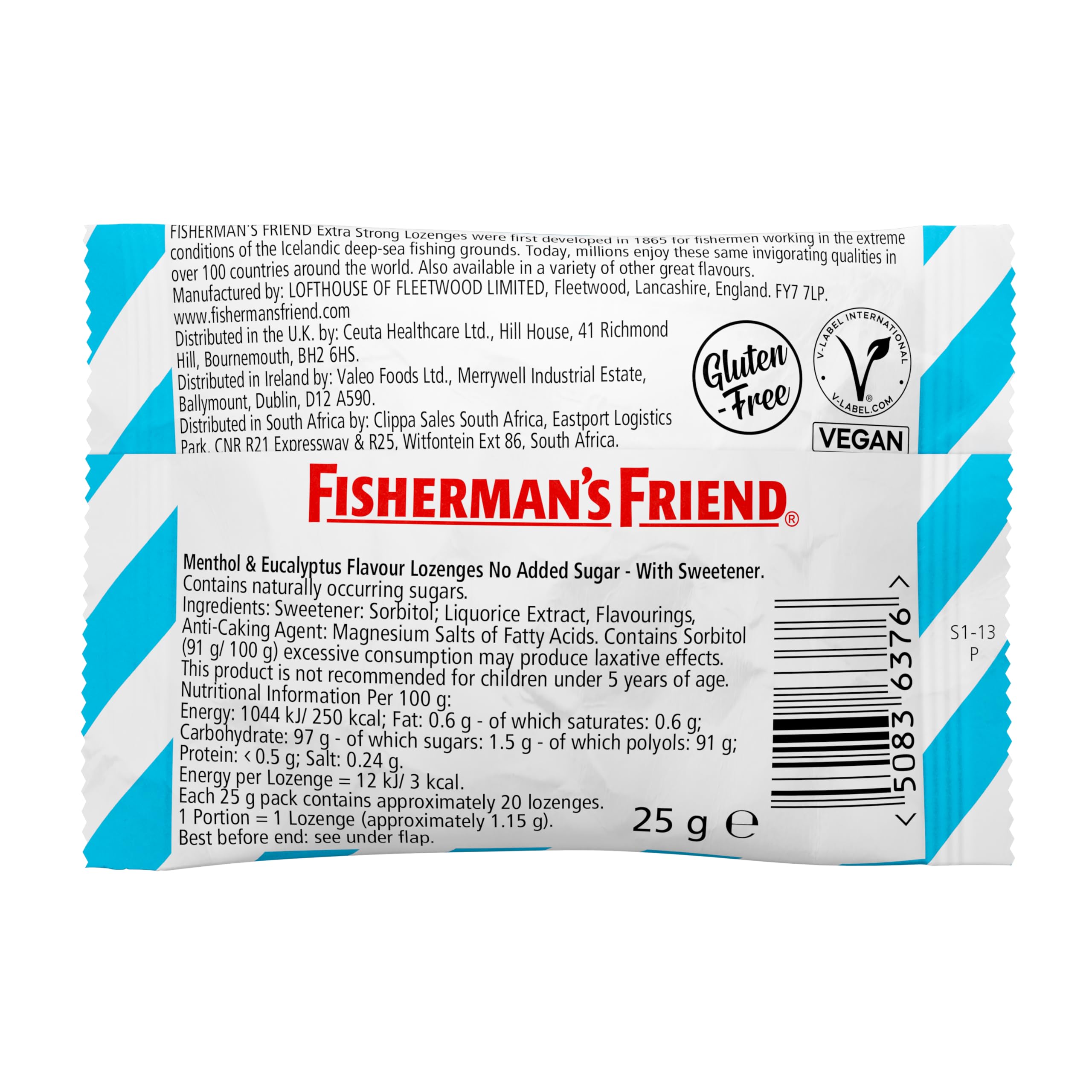 Fishermans Friend Originale senza zucchero. 600 g