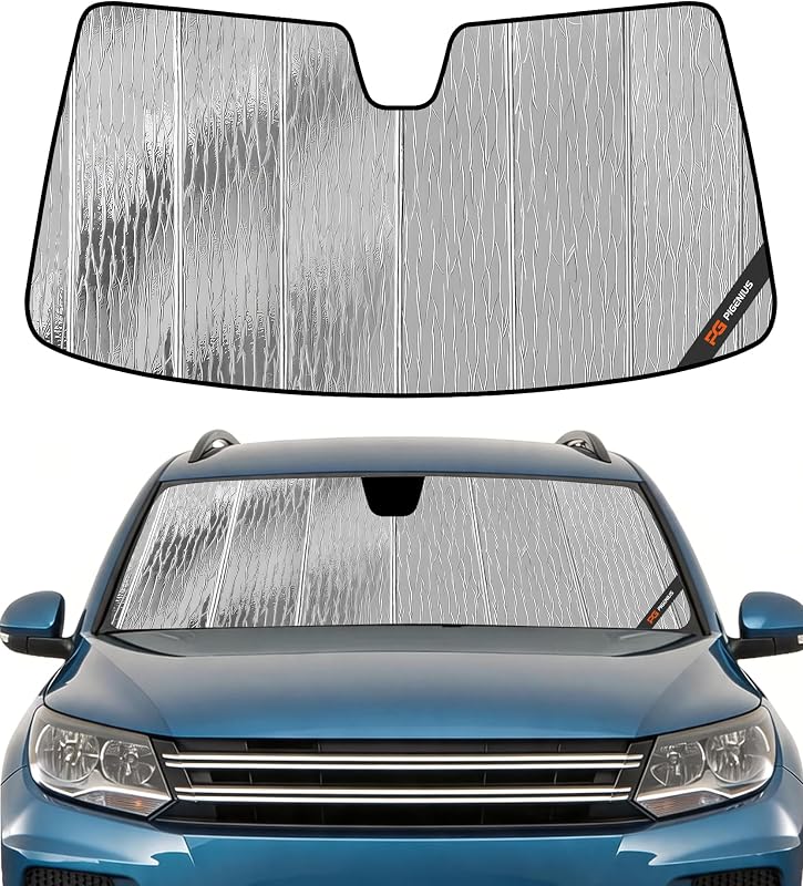 Protetor solar para para-brisa Volkswagen Tiguan 2009–2017 e Tiguan Limited 2018 Pigenius AstraGuard