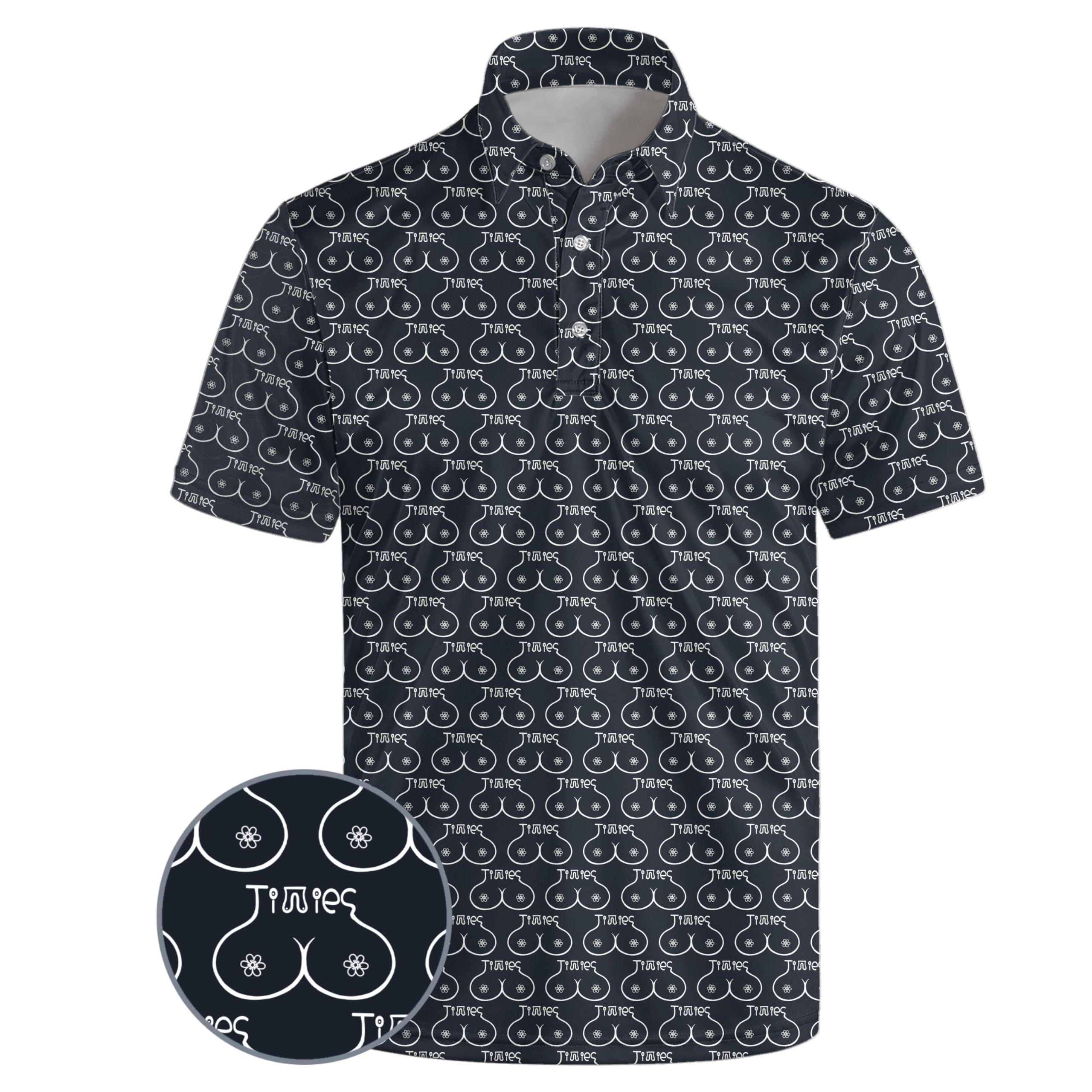 MSCPZH Mens Golf Shirts Golf Polo Shirts for Men Short Sleeve Polo Shirts Golf Gifts