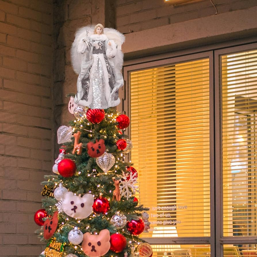 Amazon.co.jp: エンジェル クリスマスツリー トッパー