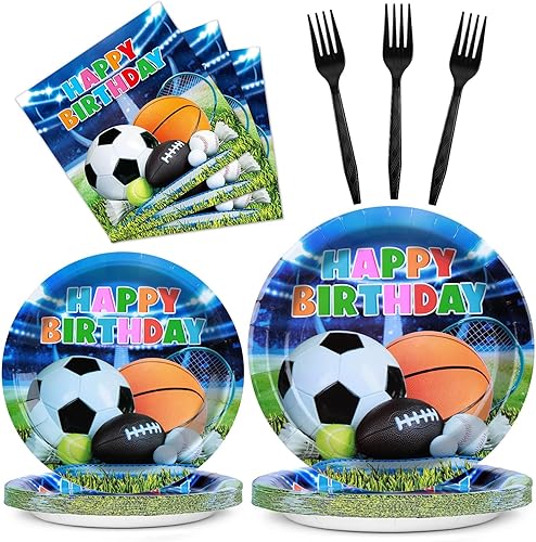 Miniatura 22 de 96 piezas de suministros de fiesta de cumpleaños florales de cumpleaños, platos de papel, servilletas, flores de oro rosa, decoraciones de fiesta