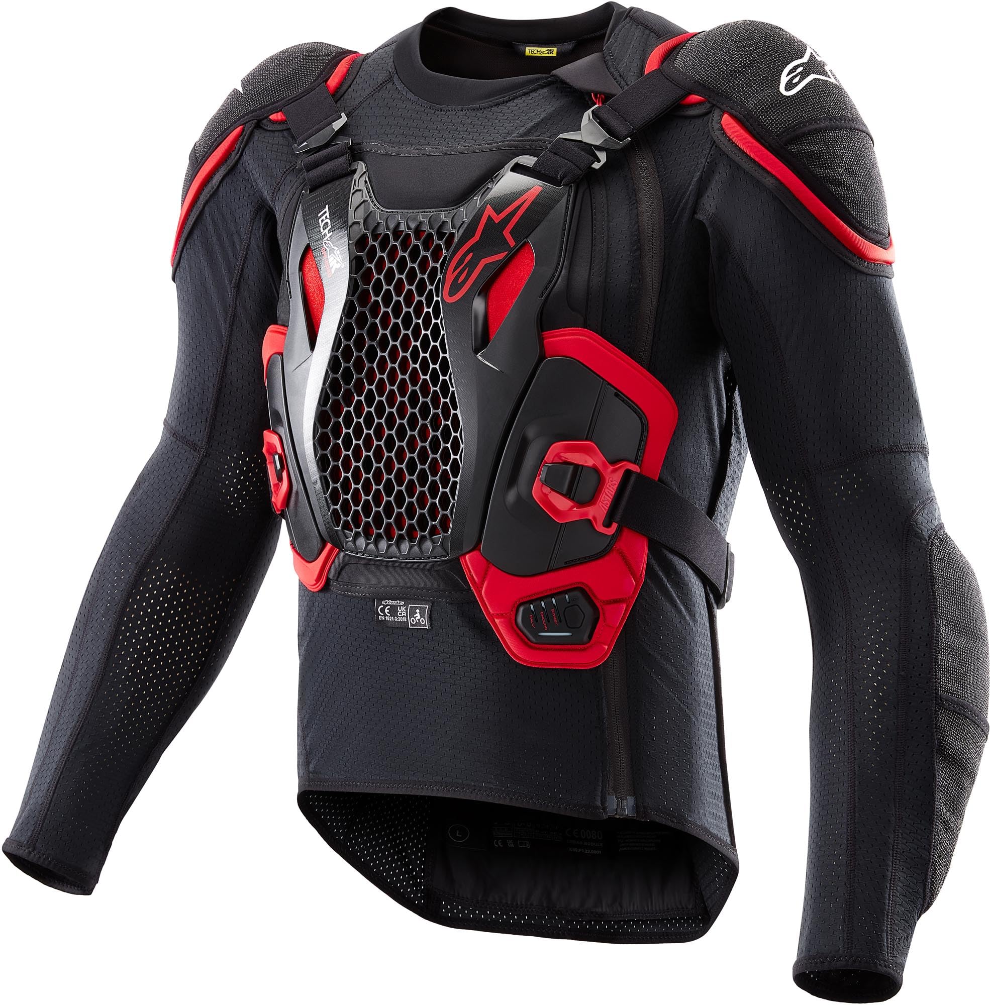 Alpinestars Tech-Air Tech-Air Off-Road System (Large, Black/Red)