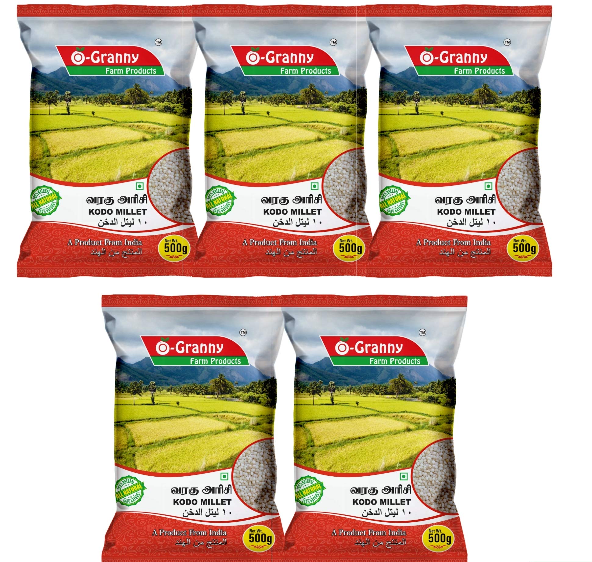 Buy Ogranny Farm Products Kodo Millets Natural & Grains Combo Pack