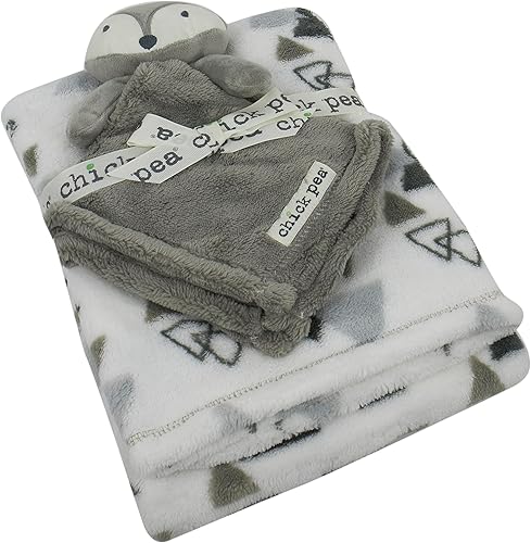 Mantas suaves de bebé Minky manta de bebé para niñas y niños (amigo gris, 1)