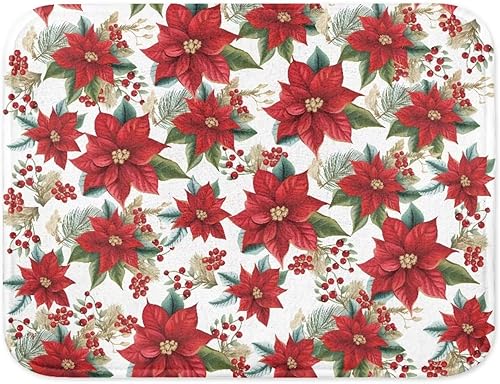 Tapete de drenaje con diseño de mariposa para escurridor de platos, tapete de microfibra absorbente para secado de platos, almohadilla suave