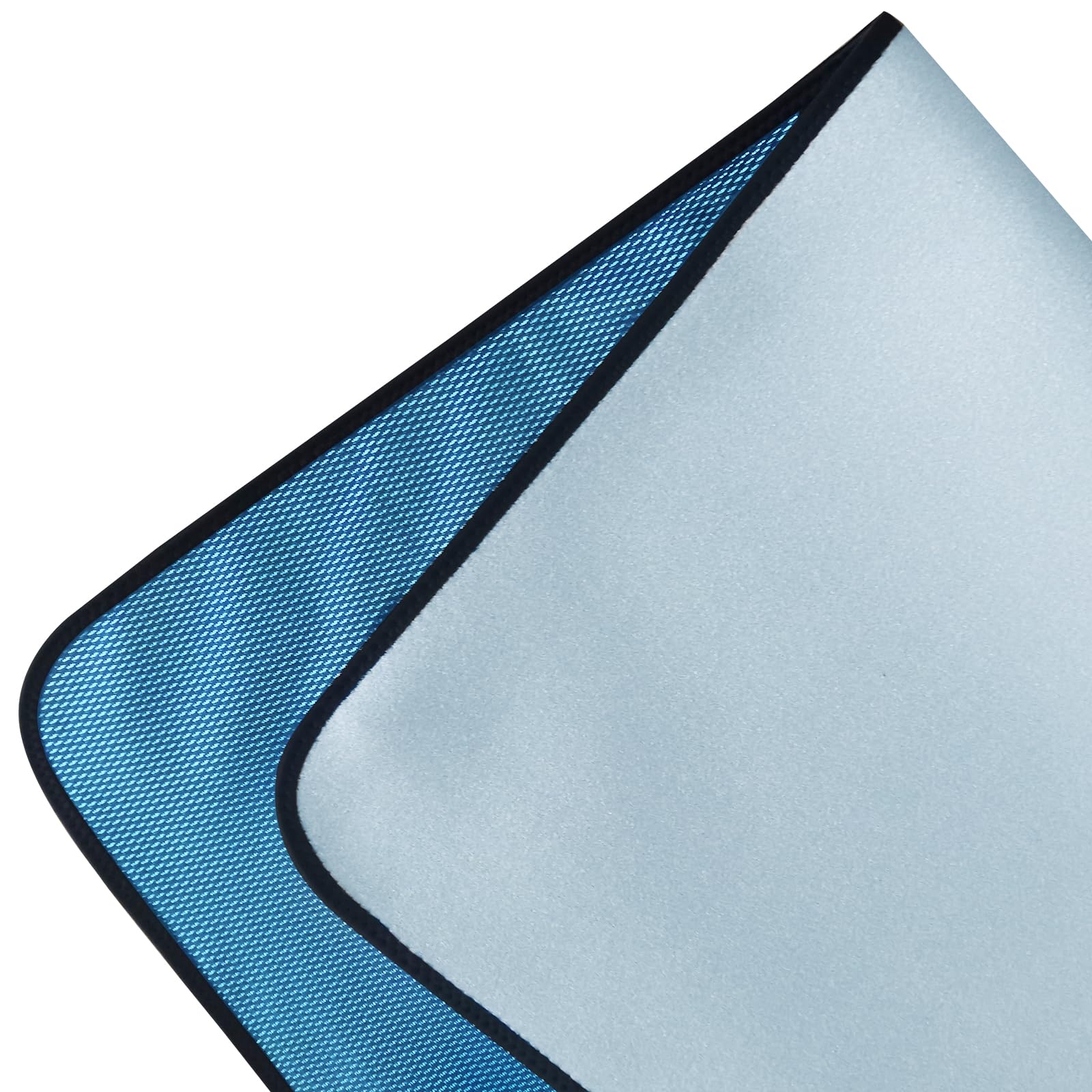 Almohadilla de alarma para mojar la cama para niños y niñas, recargable por USB, alarma de orina con música opcional y control de volumen, tapete urinario para entrenamiento de orina para niños, azul
