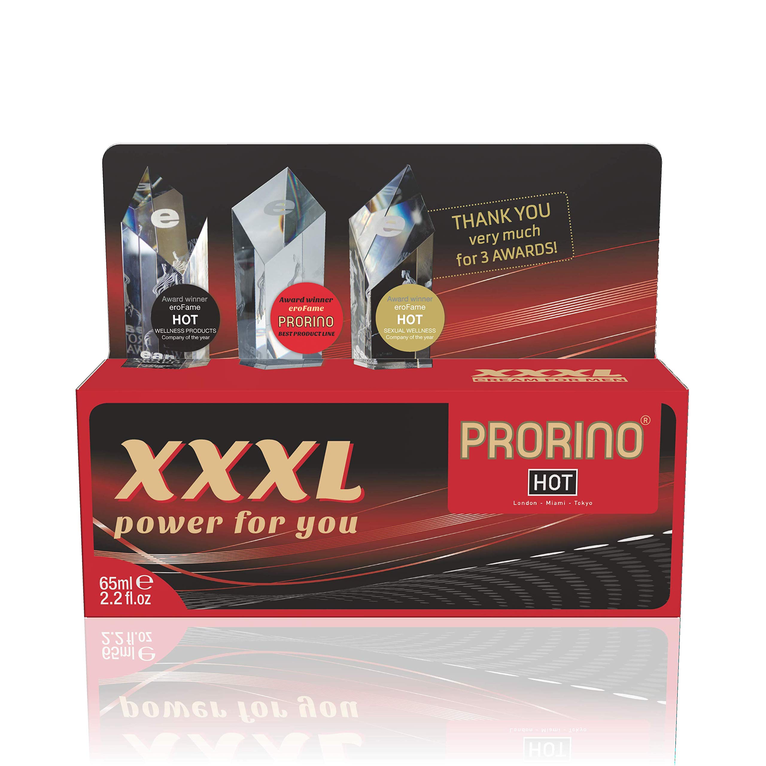 XXXL Cream for men, pflegende durchblutungsfördernde Potenzcreme für den Mann. 65 ml (Packung mit 2)
