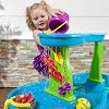 Step2 Rain Showers Splash Pond Toddler Water Table, Outdoor Kids Water Sensory Table, Ages 1.5+ Years Old, 13 Piece Water Toy Accessories, Kids Activity Table, Blue & Green