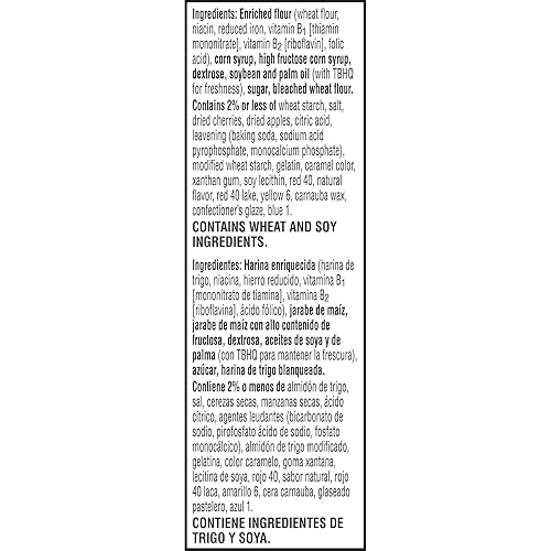 Miniatura 45 de Pop-Tarts, Pasteles tostadoras de desayuno, frambuesa esmerilada, horneadas con orgullo en los Estados Unidos, 96