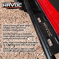 Vista 4 de Havoc Offroad TrailCrawler Steps Par de acero, negro HFB-06-001 Compatible con Ford Bronco 2021-2024 de 2 puertas