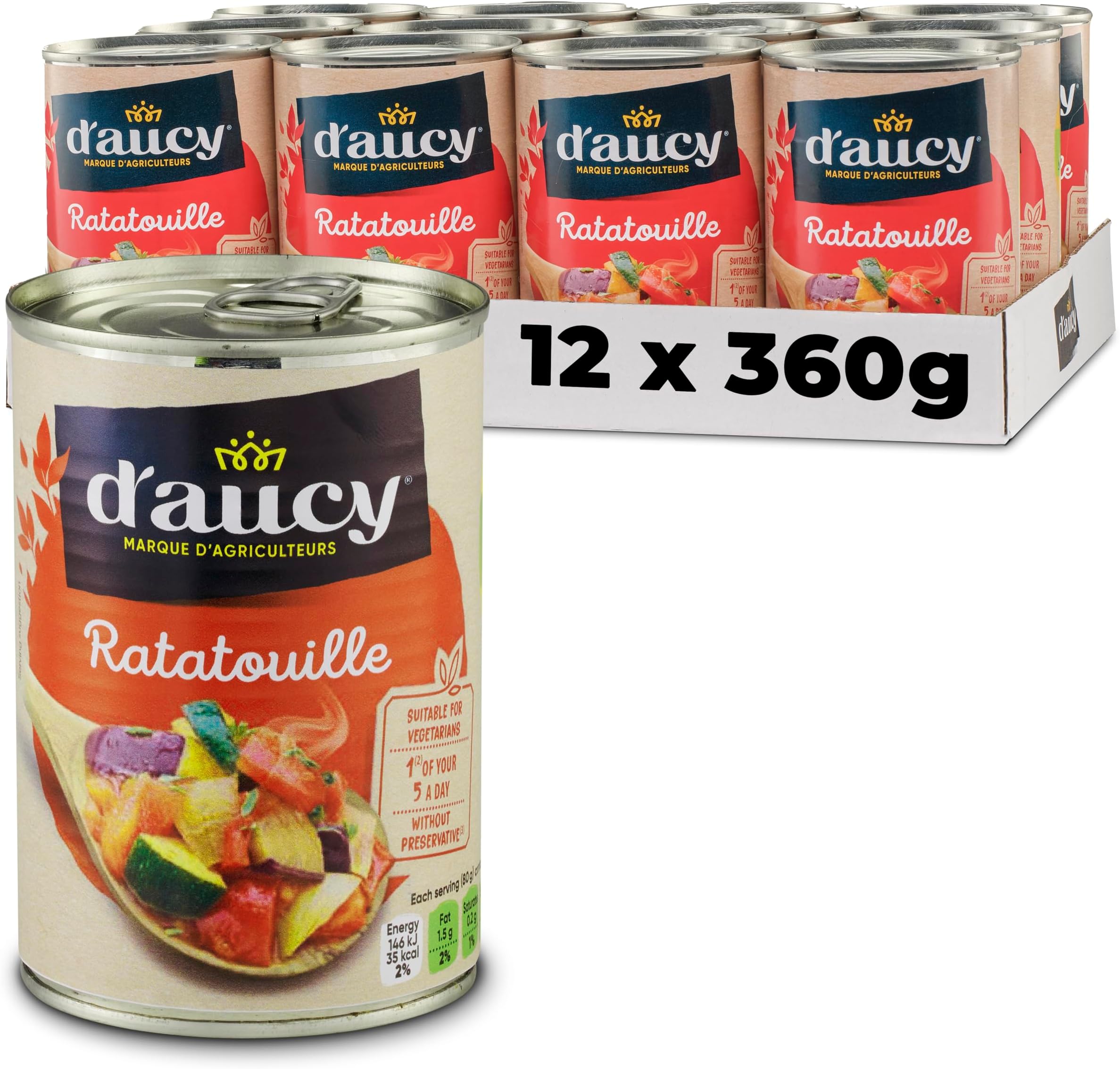 D'aucy Ratatouille 360 g (Pack of 12)
