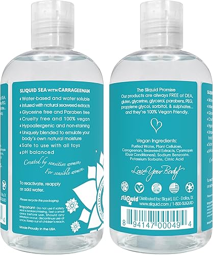 Miniatura 2 de Sliquid Lubricante con infusión de carragenina marina Naturals - 8.6 fl oz por Sliquid