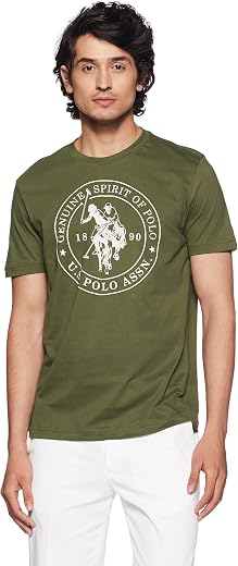U.S. Polo ASSN. Men's I643 Comfort Fit Printed Lounge T-Shirt